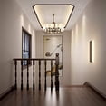 thumbnail image 3 of Aipsun 20W/24in Rectangular LED Black Modern Wall Sconce Horizontal Up and Down Wall Mount Light for Indoor Vanity Bar Light Bedroom Living Room Bathroom Home Lighting Fixtures (Warm White 3000K), 3 of 5