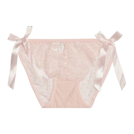 

Underwear For Women Plus Size Low Rise Seamless Lace Panties 3 Pack
