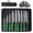 Green, variant on Kitchen Knife Set,DFITO 8 Pcs Professional Chef Kitchen Knife Set, Stainless Steel Cooking Knife Set, Brown