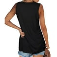 thumbnail image 5 of WTXUE Tank Tops Sleeveless, Scoop Neck Tees for Women Top V-Neck Outdoor Causal T-shirt Workwear for Women, 5 of 8