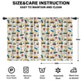 thumbnail image 2 of Blackout Kids Curtains,Cartoon Construction Vehicles Road Signs Childrens Insulated Curtains Set Of 2,Bedroom Essentials,Toddler Room Decor 42"x54", 2 of 5