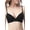 Black, variant on Women Contour Underwire Lace Trim Bra (Regular & Plus Size 34B-40D)