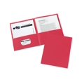 thumbnail image 1 of Avery - Pocket folder - red (pack of 25), 1 of 3