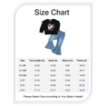 thumbnail image 2 of 4T Baby Girls Outfits 5T Girls Fall Winter Clothes Toddler Girls Ruffle Long Sleeve Cute Top Jeans Bell-bottomed Pants 2PCS Set Black, 2 of 10