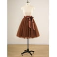 thumbnail image 3 of Womens Short Tutu Tulle Skirt with Sash Black Size M PC06, 3 of 5