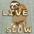 thumbnail image 3 of CafePress - Funny Sloth LIVE SLOW - Women's Nightshirt, 3 of 4