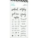 Heidi Swapp Hawthorne Clear Stamps-Phrase – image 1 sur 1