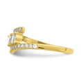 thumbnail image 3 of Primal Gold 10 Karat Yellow Gold Cubic Zirconia Fancy Ring, 3 of 6