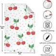 thumbnail image 3 of Kitchen Towels Cute Fruit Pattern Cleaning Towel Absorbent Hand Towels Tea Towels for Home Restaurant Dish Clean 28" x 18", 6PCS, 3 of 7