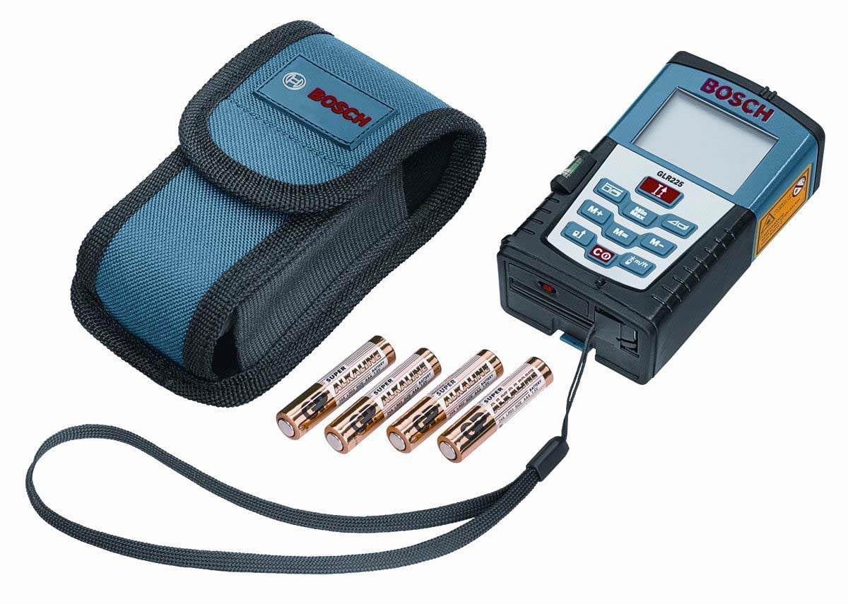 Bosch Glr225 Precision Digital Laser Distance Measuring Tool With