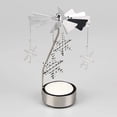 thumbnail image 1 of Gift Carousel Candle Tea Light Holder Rotary Candle Holder Spinning Candleholder Metal Windmill Candlestick for Home Decor, 1 of 5