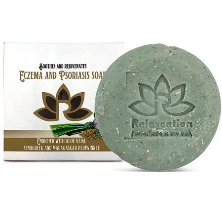 Eczema and Psoriasis Soap Bar Natural Cold Process Soap Handmade in USA Natural and Safe by Relaxcation