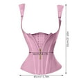 thumbnail image 2 of Women's Workout Trainer Corset Body with Adjustable Zipper Hook Support for Waist Toning and Posture Correction, 2 of 3