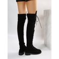 thumbnail image 3 of 2023 Autumn/winter New Arrivals Over-the-knee Boots With Lace-up Design & Side Zipper, Women's Fashion Boots, 3 of 4
