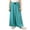 Green, variant on Girl's Wide Leg Cotton Trousers Elastic High Waist Casual Palazzo Pants Cute Bow Summer Vacation Outfits Comfy Travel Bottoms