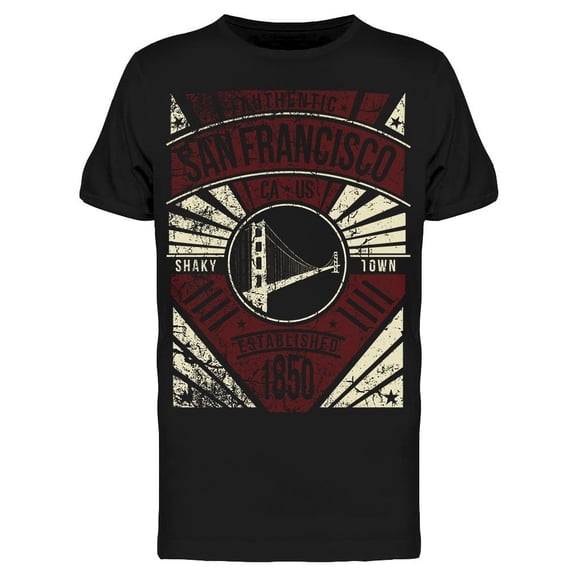 San Francisco Shaky Town Tee Men's -Image by Shutterstock