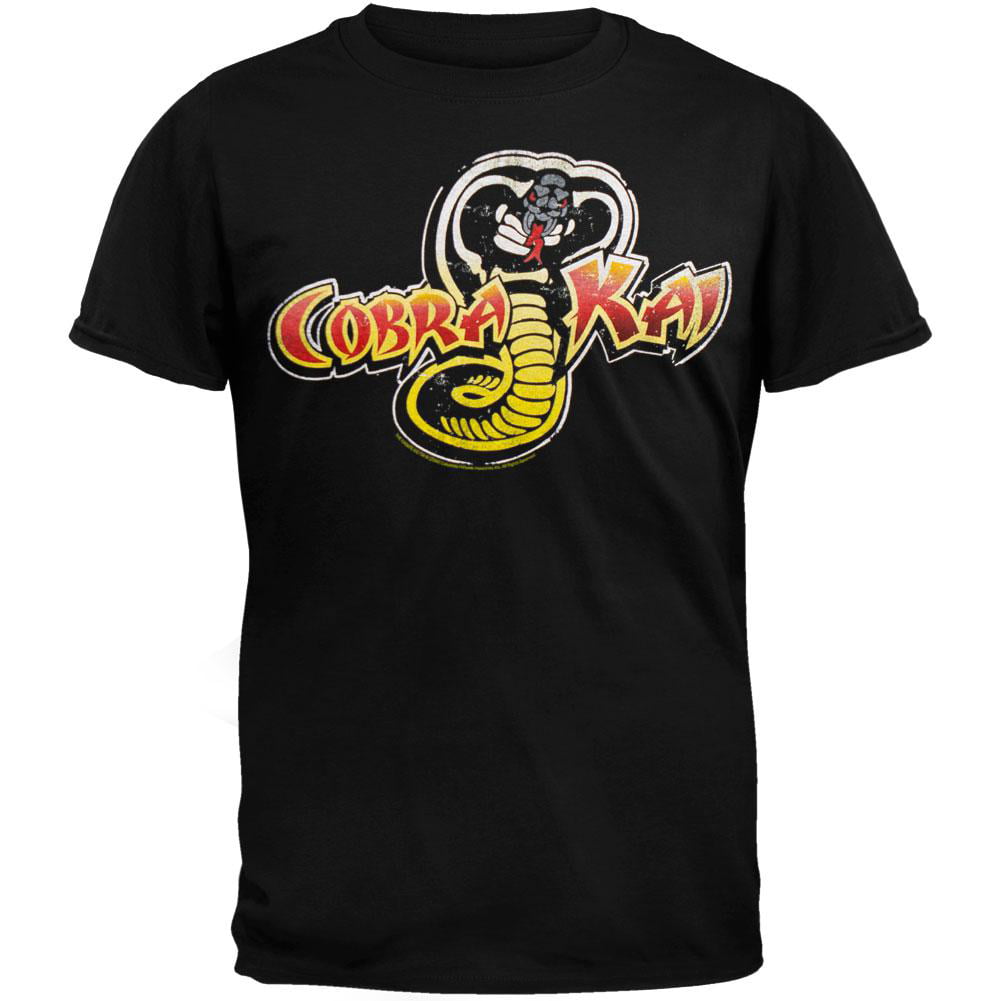 Karate Kid Cobra Kai Logo T-shirt Heather Colors Adult S-3XL & Kids S6-8-XL18-20