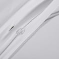 thumbnail image 6 of BNM Two-Line Embroidered Cotton Duvet Cover Set, King/California King, White/Silver, 6 of 9