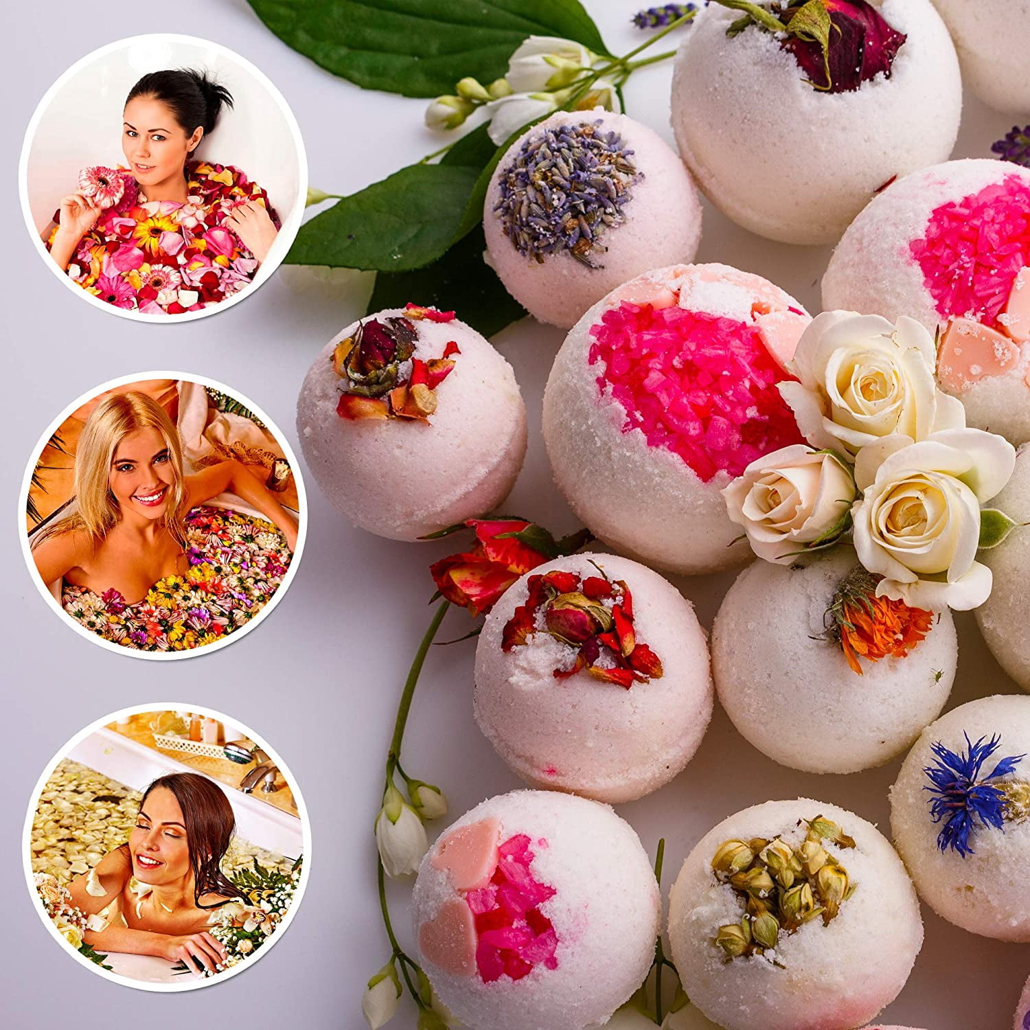 20 Sachets De Fleurs Séchées Pour Savonnerie Artisanale - Kit Complet Lavande, Rose, Lys Et Jasmin
