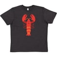 thumbnail image 3 of Inktastic Lobster Distressed Ocean Creature Youth T-Shirt, 3 of 5