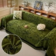 thumbnail image 4 of NAYOROOM Vintage Green Couch Cover,Chenille Sofa Cover Slipcover Sofa Towel Furniture Cover（71"x 118"）, 4 of 16