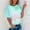 Green 3, variant on YOTAMI Summer Tie Dye Tshirts for Women Plus Size - Fashion Funny Graphic Tees for Home & Outdoor Short Sleeve Loose Fit Casual Tops Blue Sizes XXXXXL