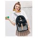 thumbnail image 2 of Mochila a rayas para estudiantes, mochila escolar para niñas, mochila ligera de lona, ​​mochila para adolescentes con fiambrera, bolsa de lápices, 2 of 5