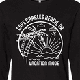 thumbnail image 4 of Inktastic Summer Vacation Mode Cape Charles Beach Virginia Long Sleeve T-Shirt, 4 of 5