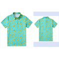 thumbnail image 5 of Aideaone Boys Performance Polo Shirts Short Sleeve Banana Graphic Print Casual Shirts Size 5-14, 5 of 7