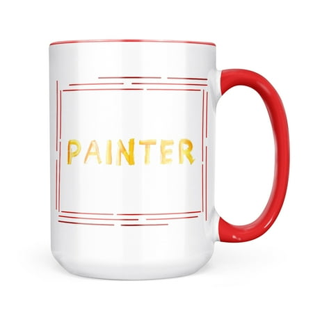 

Neonblond Painter Brushed Hand Paint Mug gift for Coffee Tea lovers