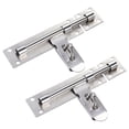 thumbnail image 3 of MERRYHAPY 2Pcs Latch Lock Silver Door Lock Latch for Wood Door Security, 3 of 6