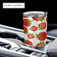 thumbnail image 5 of Summer Strawberry Tumbler with Straw Lid, 20oz Stainless Steel Tumbler Cup Double Wall Vacuum Insulated Travel Coffee Mug for Hot and Cold Drinks, 5 of 6