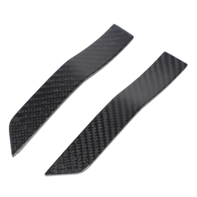 Adornos de placa de marcador lateral, reemplazo resistente a los rayos UV de fibra de carbono brillante para Subaru WRX STI 2015 a 2021