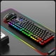 thumbnail image 2 of 2.4G Wireless Gamer Keyboard And Mouse Set RGB Gaming Keyboard Backlight Gamer Kit 87 Key Charging Keyboard For Computer Pc, 2 of 5
