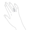 thumbnail image 3 of Bling Jewelry Womens Egyptian Silver Ring: Reptile Stack Wrap Bypass Coil Band Sterling, 3 of 4
