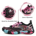 thumbnail image 5 of Stepedia Womens Mens Water Shoes Barefoot Aquatic Sports Shoes for Swim Beach Pool Boating Yoga, Black Rose, 5 of 8