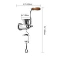 thumbnail image 4 of VEVOR Manual Meat Grinder,304 Stainless Steel Hand Crank Meat Mincer with Steel Table Clamp,Sausage Stuffer with 2 Cutting Plates & 4 Sausage Tubes,Food Grinder for Beef Chili Pork Kitchen Tabletop, 4 of 9