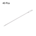 thumbnail image 3 of Uxcell 40Pcs Large Eye Sewing Needles 2.95in Leather Needle Embroidery Long Straight Hand Needles Stainless Steel, 3 of 5