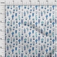 thumbnail image 3 of oneOone Cotton Poplin Twill Medium Blue Fabric Cactus Sewing Fabric By The Yard Printed Diy Clothing Sewing Supplies 56 Inch Wide, 3 of 6