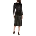 thumbnail image 2 of Sandro womens  Glitter Velvet Midi Dress, 36, Black, 2 of 3