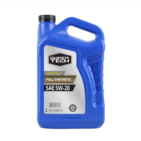 Super Tech Full Synthetic SAE 5W-20 Motor Oil, 5 Quarts