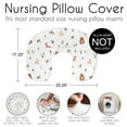 thumbnail image 6 of Sweet Jojo Designs Woodland Animal Pals Boy, Girl, Unisex/Gender Neutral Nursing Pillow Cover Case (Pillow Not Included), 6 of 6