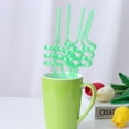 thumbnail image 5 of Monyance Twists Straws 10PCS 5MM PET Disposable Straws Crystal Colorful Swirl Straws for Children's Party Tableware Birthdays Daycare Picnics or Baby Showers (Ramdom Color)(10.24X0.2X0.2Inches), 5 of 10