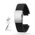 thumbnail image 3 of Correa de silicona para reloj Citizen CA4250-03E CA4252 AW1420 AW1422, pulsera deportiva de 26 x 14 mm, convexa, resistente al agua, 3 of 5