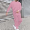 thumbnail image 2 of CONFREE Mens Sweatsuit 2 Peice Sets Casual Men's Jogging Tracksuit Set Solid Pullover Sweatshirts Pants Athletic Sweat Suit for Men, 2 of 9
