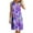 Purple, variant on LYXSSBYX Plus Size Dresses for Curvy Women Women's Round Neck Sleeveless Gradient Tie Dyed Beach Dress