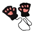thumbnail image 1 of Guantes de medio dedo Sunnimix para Mujer cachemira negro, 1 of 8