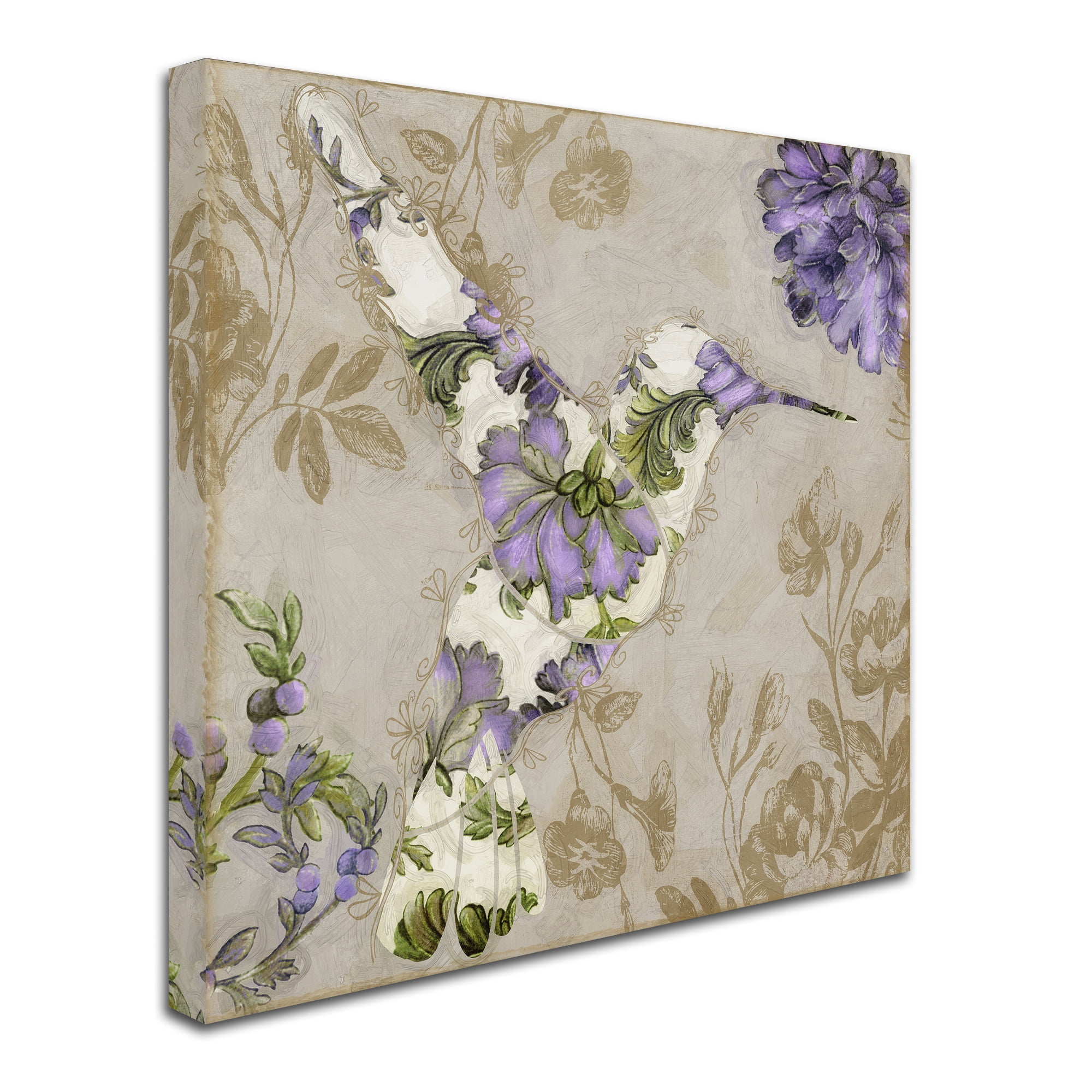 Trademark Fine Art "Winged Tapestry IV" Canvas Art by Color Bakery