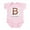 Petal Pink, variant on CafePress - Infant Bodysuit - Baby Light Bodysuit, Size Newborn - 24 Months