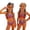 Vermilion(American Flag Floral Print), variant on 4th of July Girls Swimsuit Size 6-7 Two Piece Sets Patriotic Bikinis Beach Vacation Summer Sleeveless American Flag Butterfly Girls Clothes Kids Swim Suit Swimwear Dark Blue 5-6 Years